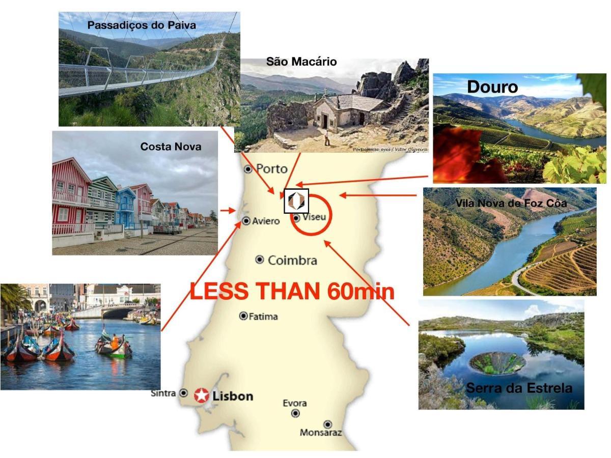Quinta Monteluz Lägenhet Viseu Exteriör bild